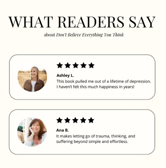 "Don't Believe Everything You Think" - By Joseph Nguyen